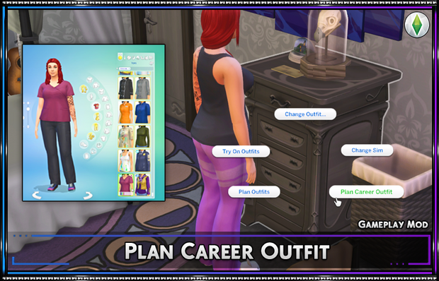 the sims 4 get to work change clothes